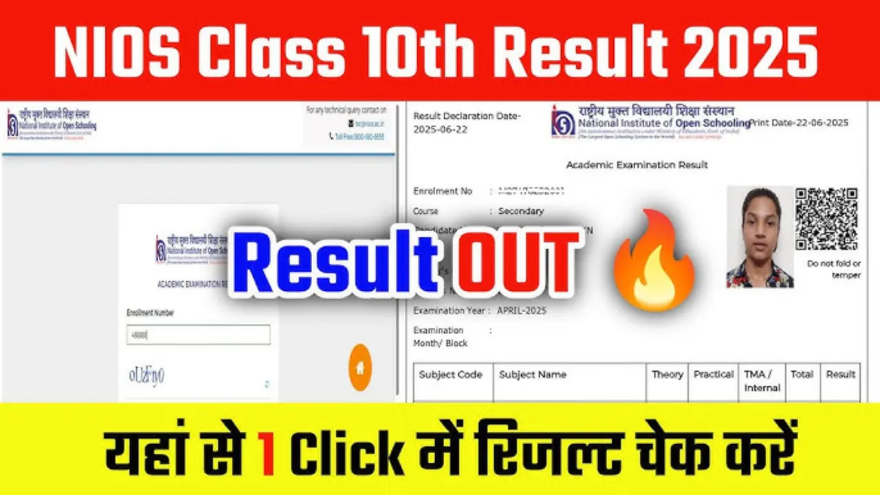 NIOS Result 2025