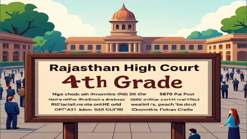 Rajasthan High Court 4th Grade Vacancy 2025