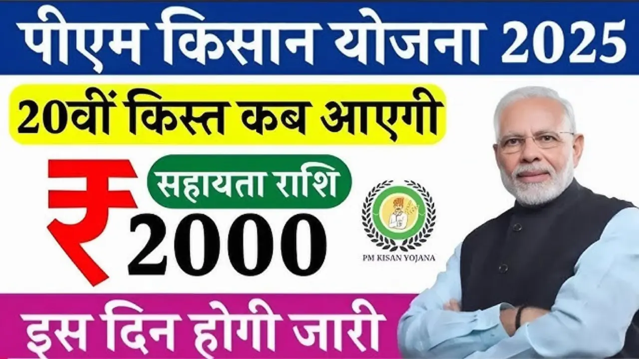 PM Kisan Samman Nidhi Yojana 20 Kist Kab Aayegi
